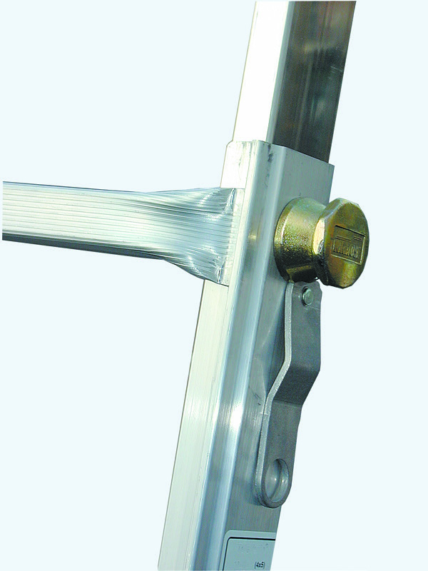 Stabilo Sprossen-Gelenk-Teleskopleiter mit 4 Holmverlängerungen 4x5 Sprossen/Stufen