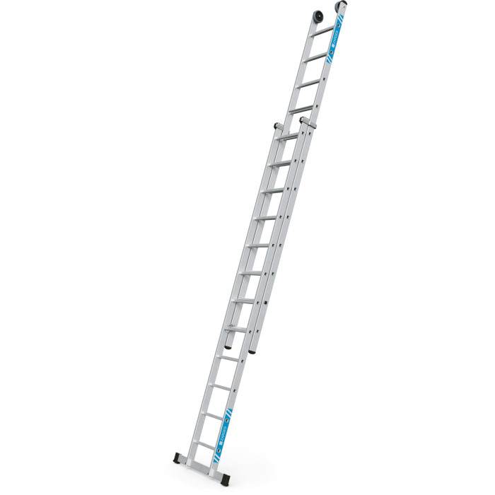 Everest Plus 2E, Gebördelte Stufen-Schiebeleiter 2-teilig, 2x10 Stufen