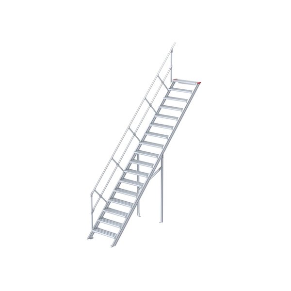 Nr. 510 Treppe , 45°, 600 mm Stufenbreite 4 Stufen