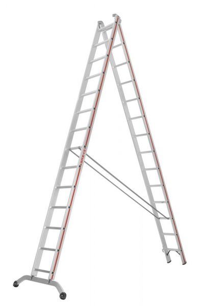 Mehrzweckleiter, zweiteilig - 2x12 Sprossen