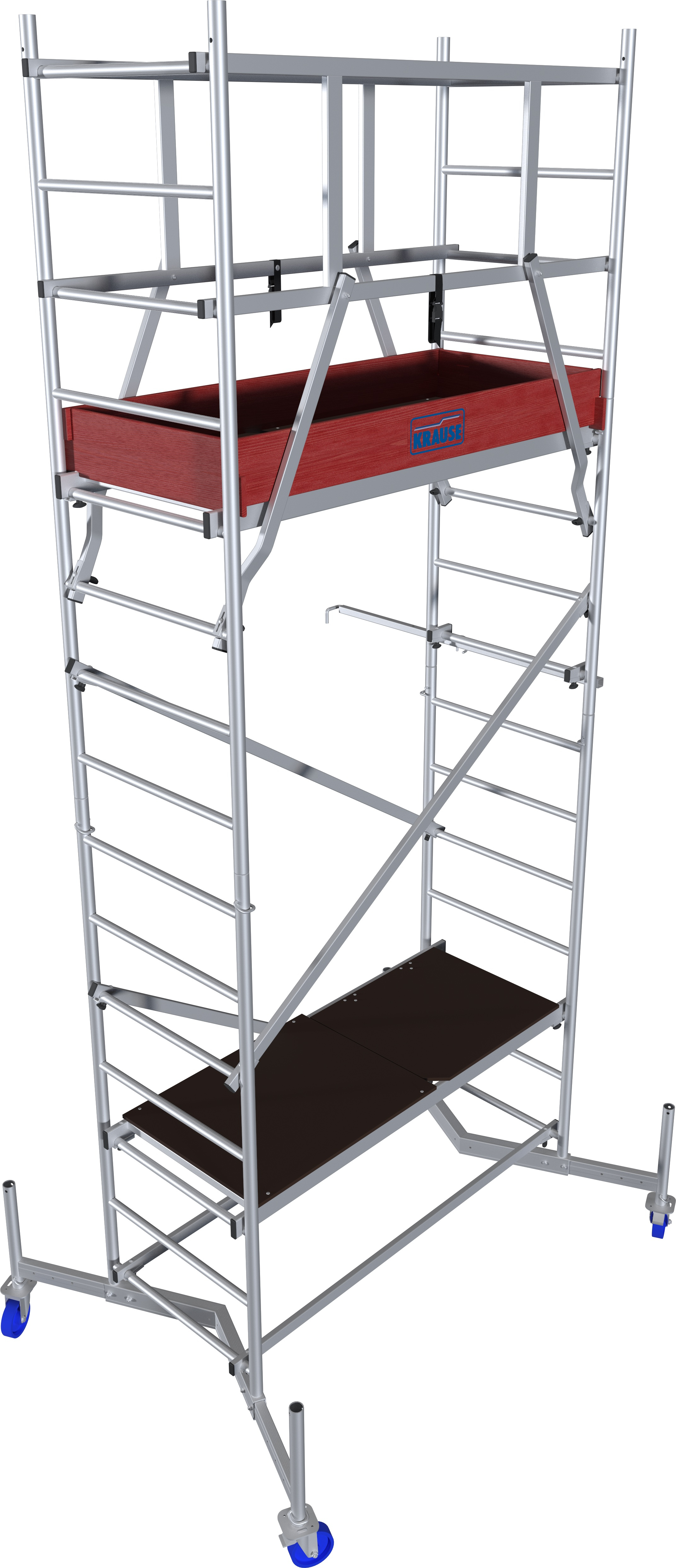 ClimTec Grundgerüst + 1. Aufstockung plus Rollen ClimTec Grundgerüst + 1. Aufstockung plus Rollen