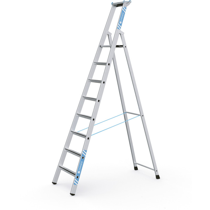 Saferstep S, Gebördelte Stufen-Stehleiter, 6 Stufen einschl. Plattform