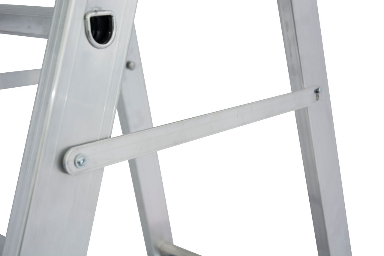 STABILO Stufen-Stehleiter, fahrbar mit Traverse 6 Stufen STABILO Stufen-Stehleiter, fahrbar mit Traverse 6 Stufen