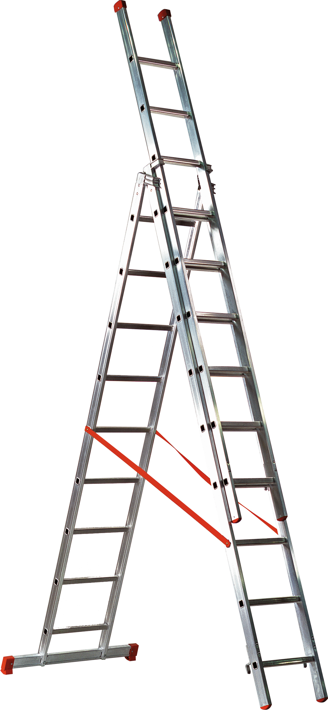 Mehrzweckleiter "Genia" S300 - 3-teilig - 3x9 Sprossen