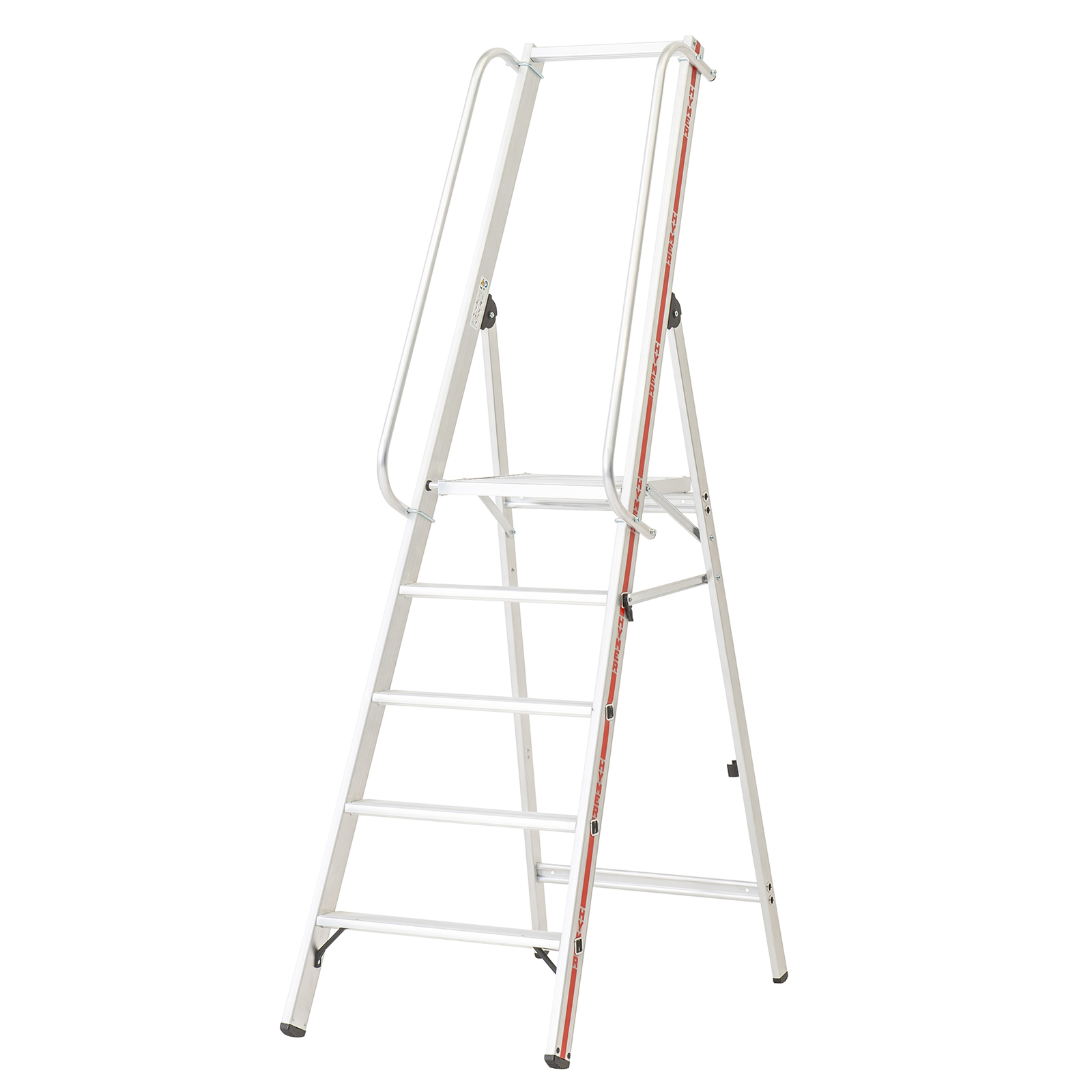 Plattformleiter mit langem Handlauf - 8 Stufen