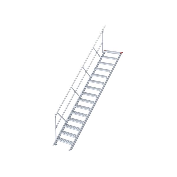 Euroline 45° Treppe , 600 mm Stufenbreite 4 Stufen