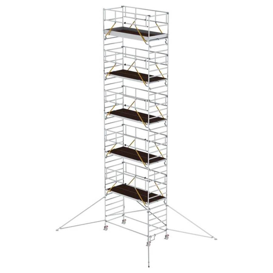 Rollgerüst SG mit Ausleger und Doppelplattform Plattformgröße 3,00 x 1,35 m, Arbeitshöhe 8,43 m