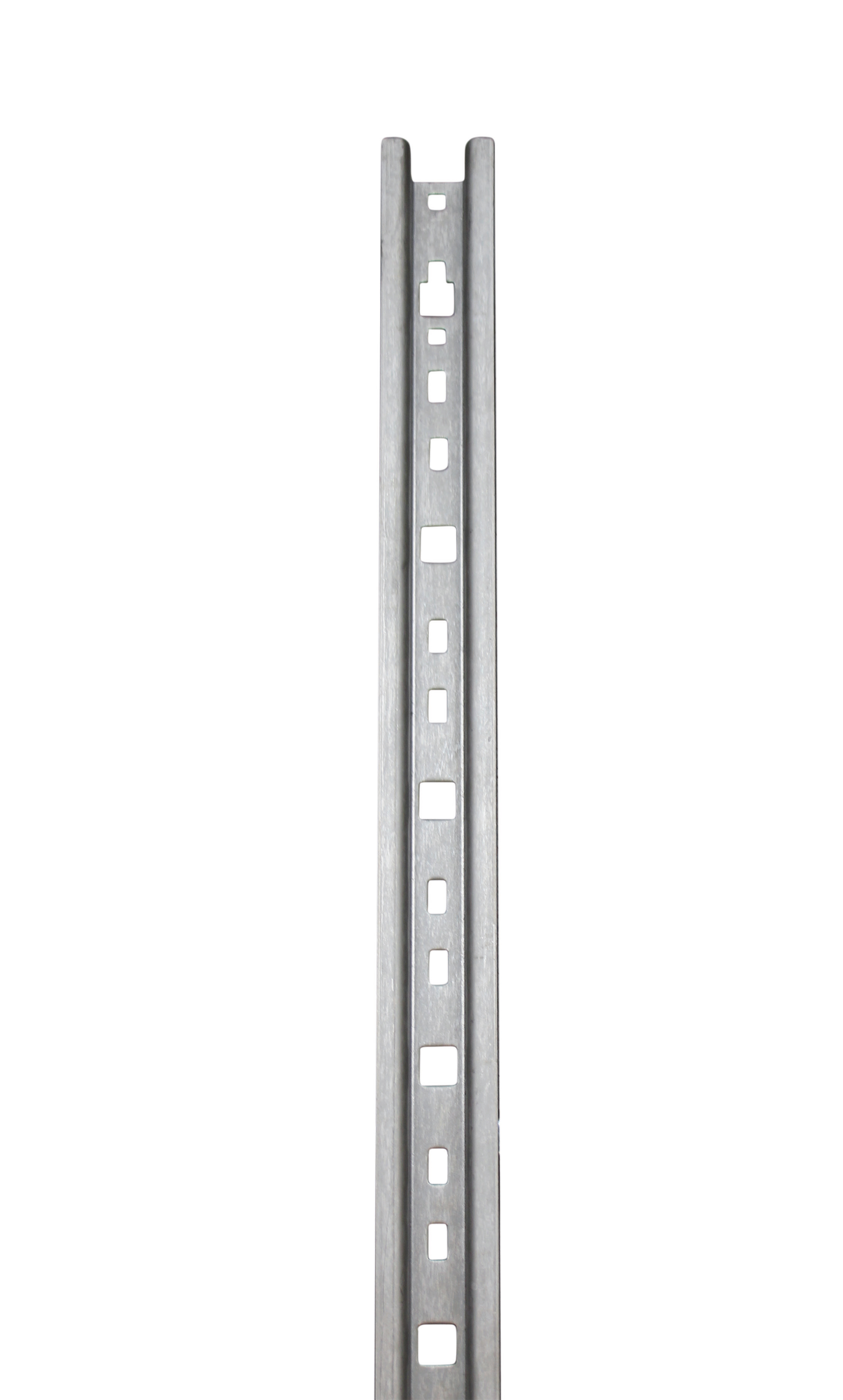 Steigschutzschiene mit Verbindungslasche, Edelstahl V4A (1.4571), Länge 1,40 m