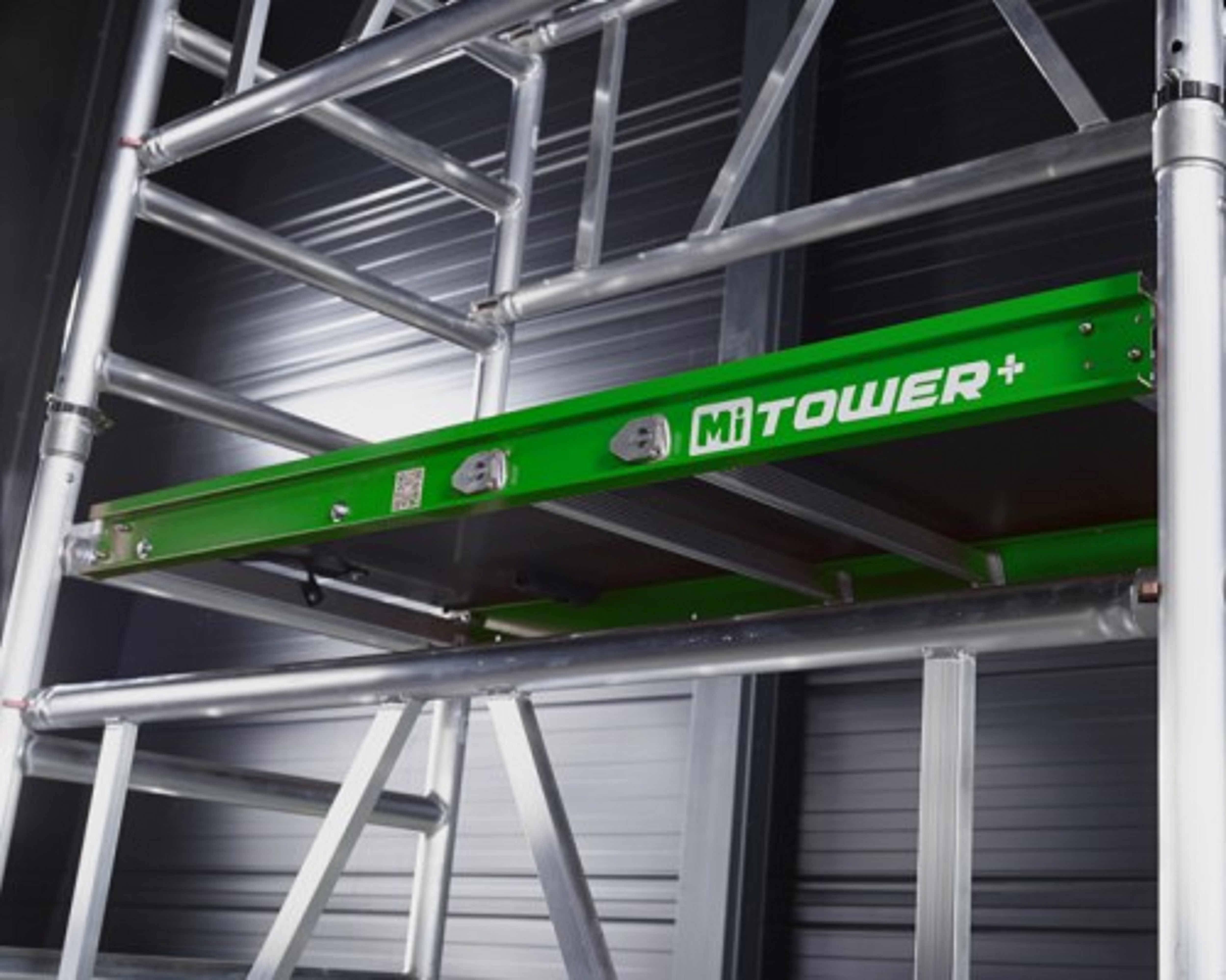 Mitower Plus mit Safe-Quick - Breit 0,75 m Holz Länge 1,65m Standhöhe 2,20m