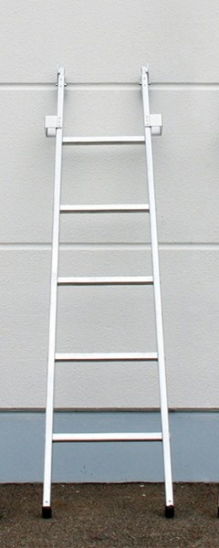 Sprossen-Glasreinigerleiter, Einzel-Mittelteil 5 Sprossen/Stufen