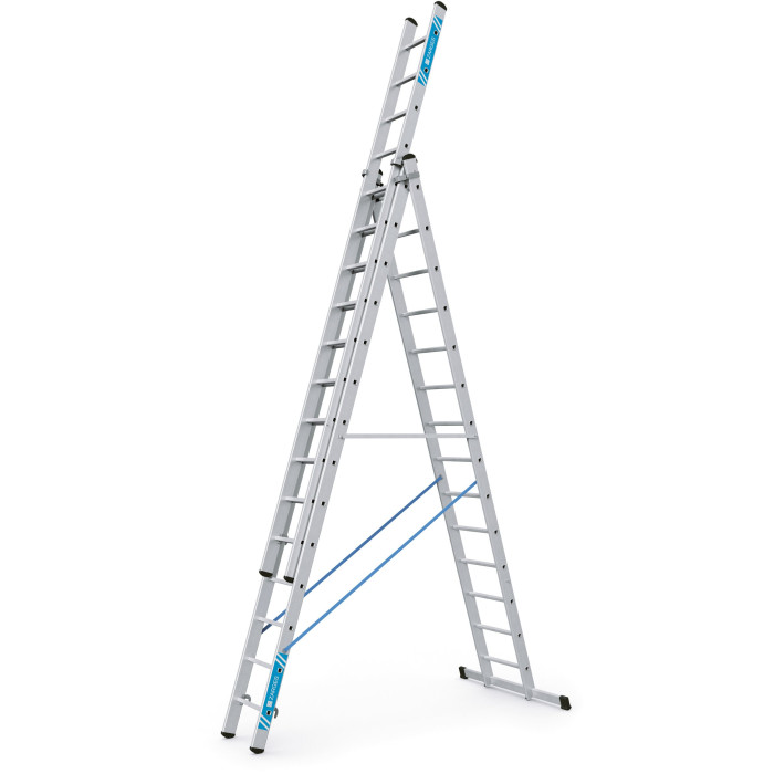 Skymaster X, Gebördelte Mehrzweckleiter, 3-teilig, 3x14 Sprossen