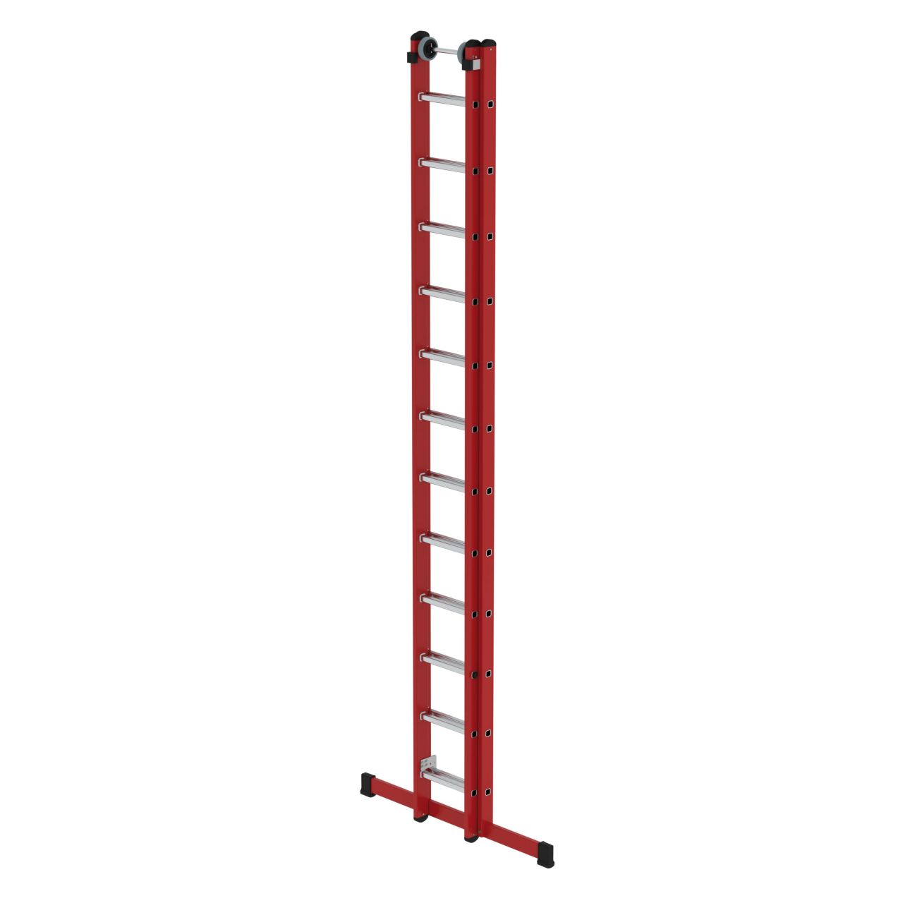 Kunststoff-SchiebLeiter GFK, 2x12 Sprossen Kunststoff-SchiebLeiter GFK, 2x12 Sprossen