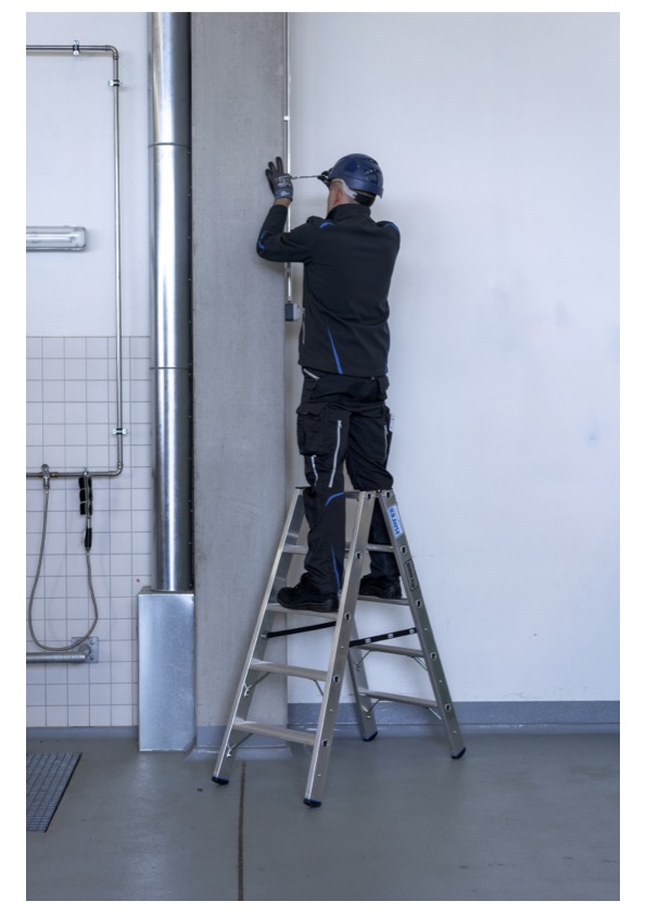 STABILO Stufen-Doppelleiter Schwerlast 2x7 Stufen STABILO Stufen-Doppelleiter Schwerlast 2x7 Stufen