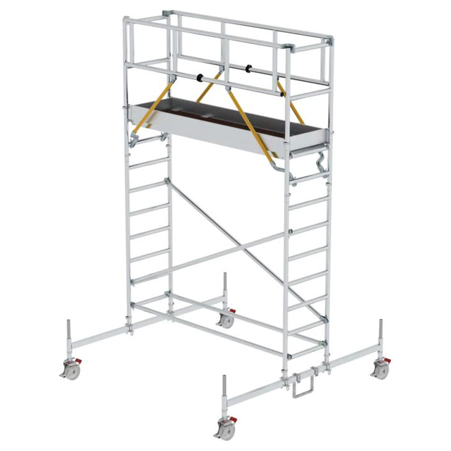 Rollgerüst SG mit Fahrbalken Plattformgröße 2,45 x 0,75 m Arbeitshöhe 11,70 m