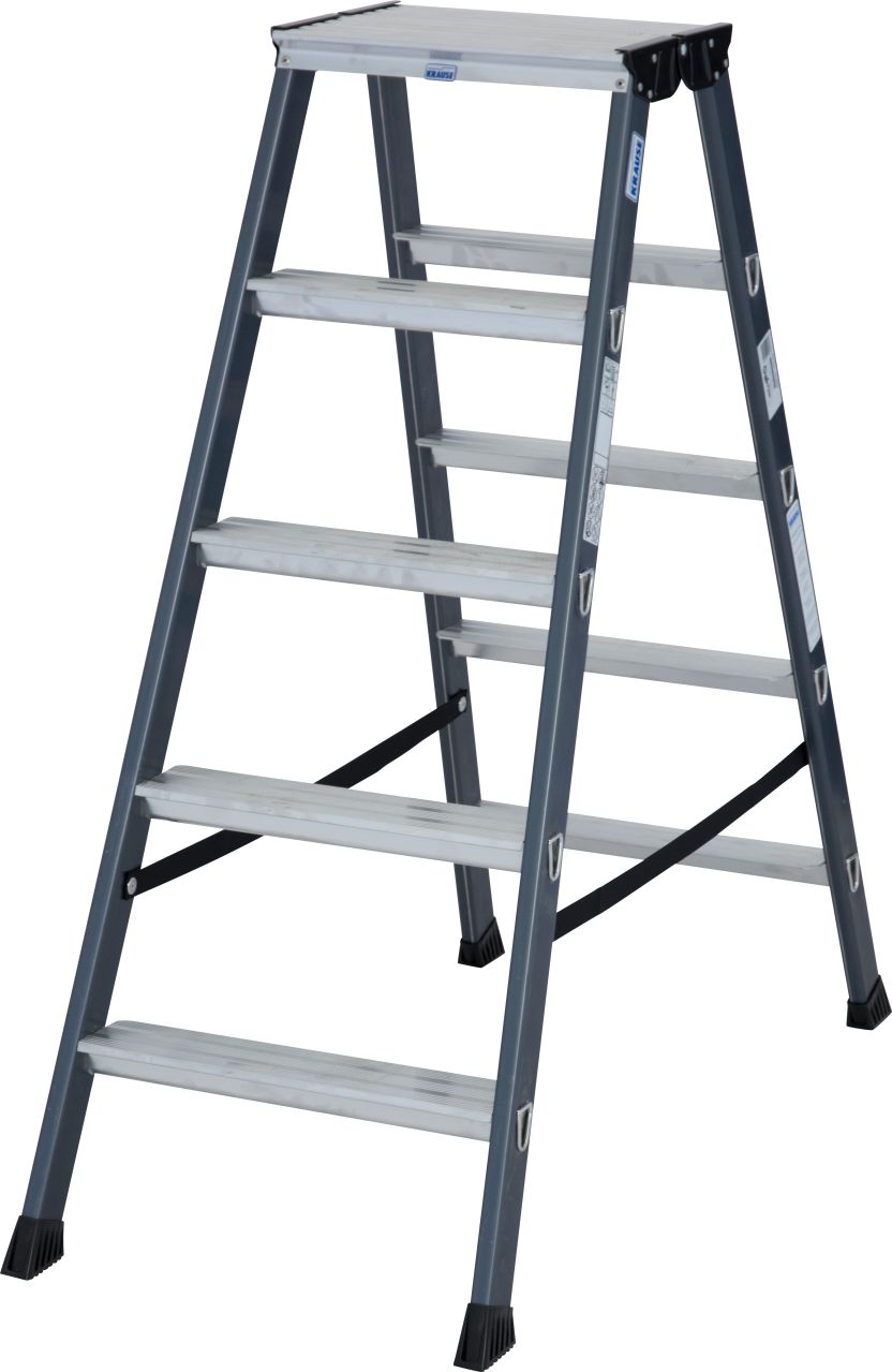 MONTO Stufen-Doppelleiter SePro D eloxiert 2x5 Stufen MONTO Stufen-Doppelleiter SePro D eloxiert 2x5 Stufen