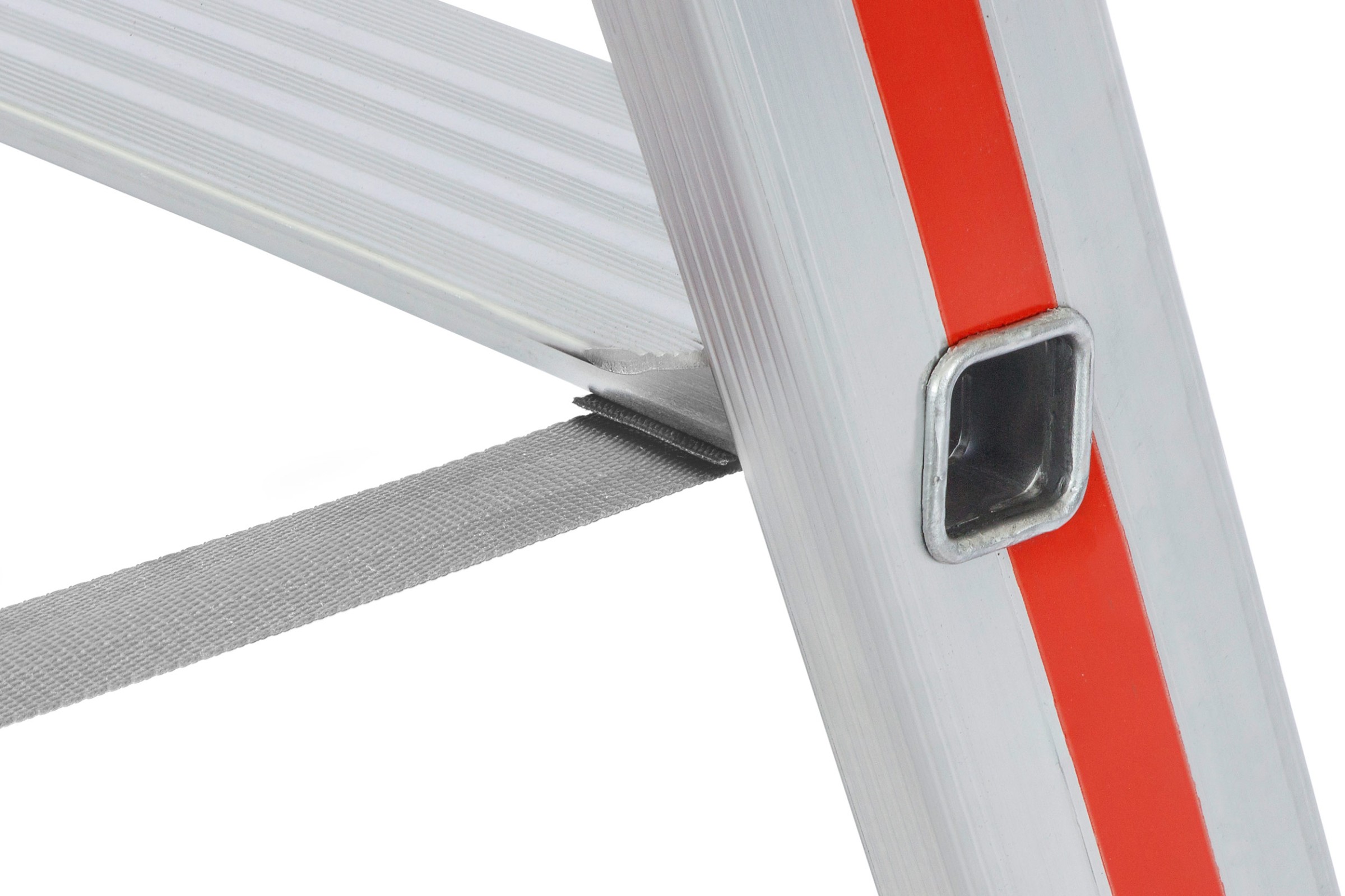 Stufenstehleiter mit Plattform, einseitig begehbar - 5 Stufen