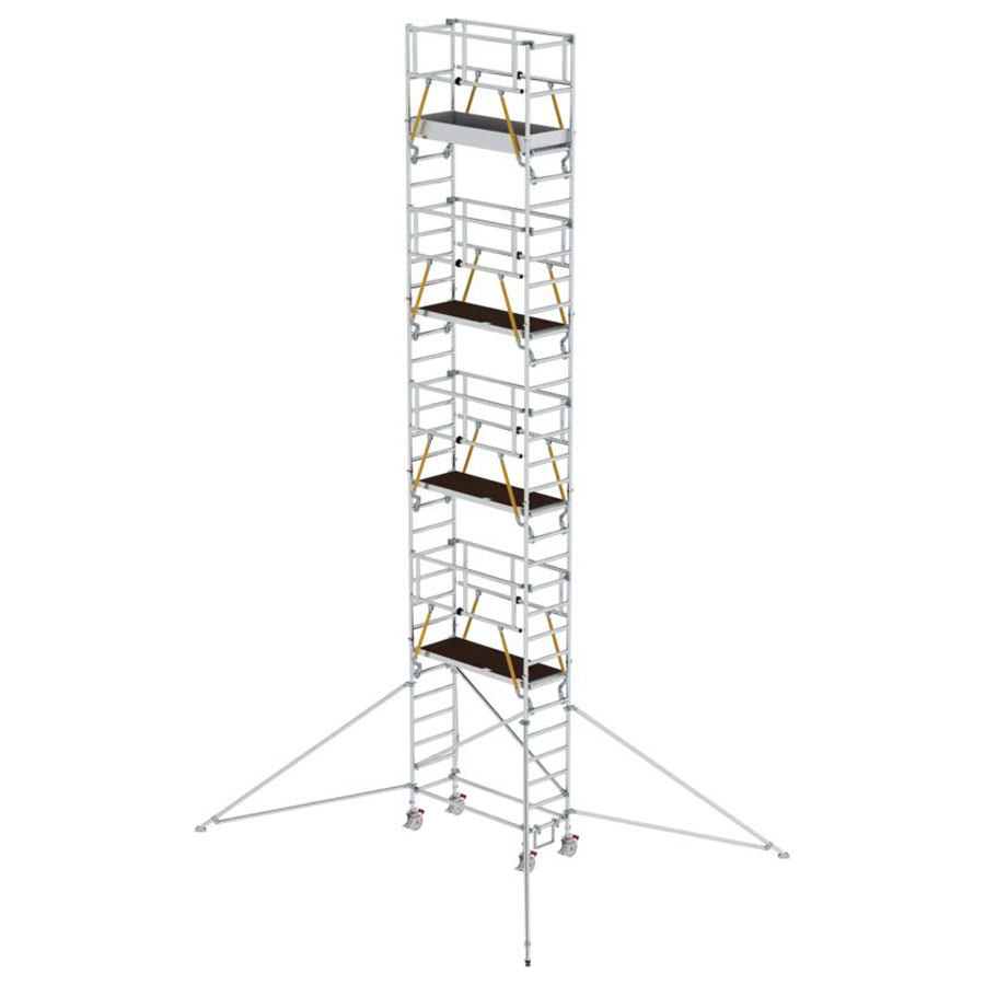 Aluminium-Klappgerüst SG mit Ausleger, Gerüstgröße 1,80 x 1,35 m, Arbeitshöhe 9,96 m Aluminium-Klappgerüst SG mit Ausleger, Gerüstgröße 1,80 x 1,35 m, Arbeitshöhe 9,96 m