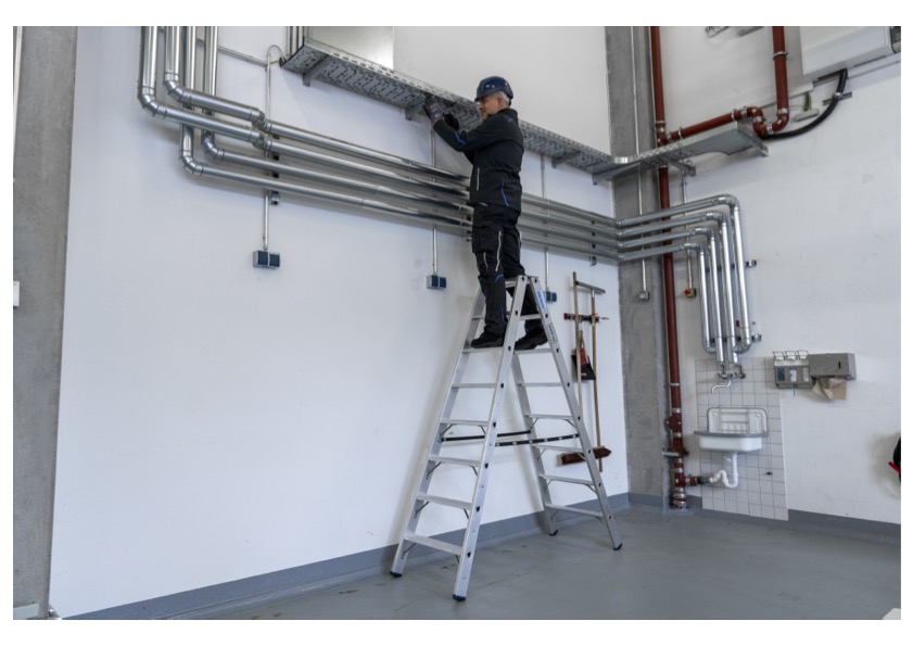 STABILO Stufen-Doppelleiter Schwerlast 2x7 Stufen STABILO Stufen-Doppelleiter Schwerlast 2x7 Stufen