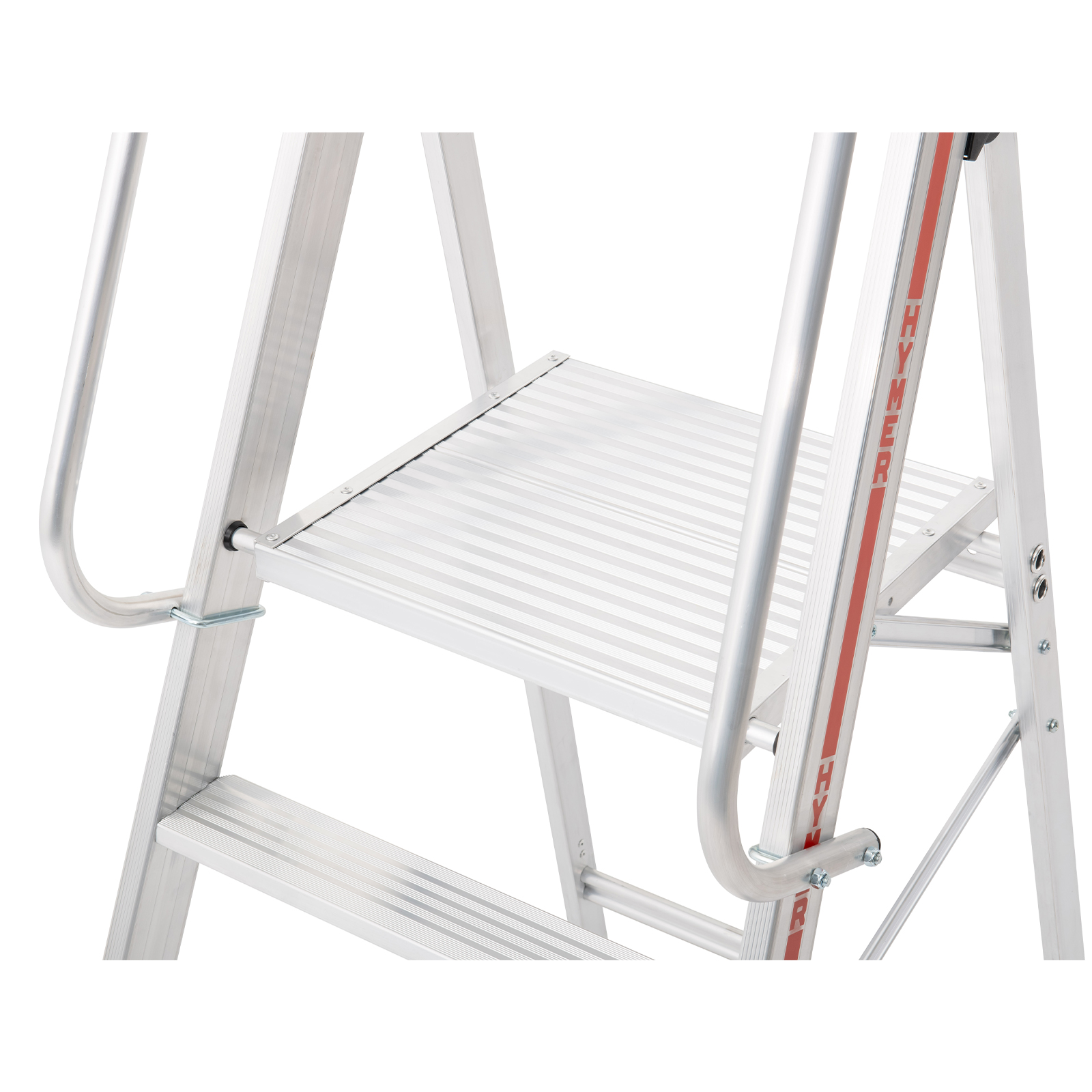 Plattformleiter mit langem Handlauf - 8 Stufen