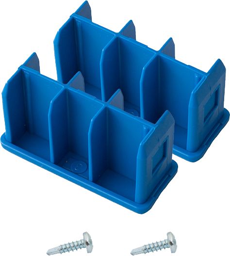 Kopfstopfen 64 x 25 mm blau (Paar) Kopfstopfen 64 x 25 mm blau (Paar)