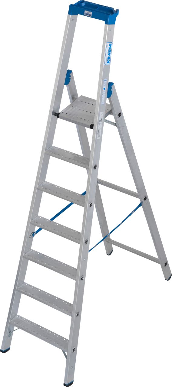 Stabilo Stehleiter mit R13 Stufen, 7 Stufen