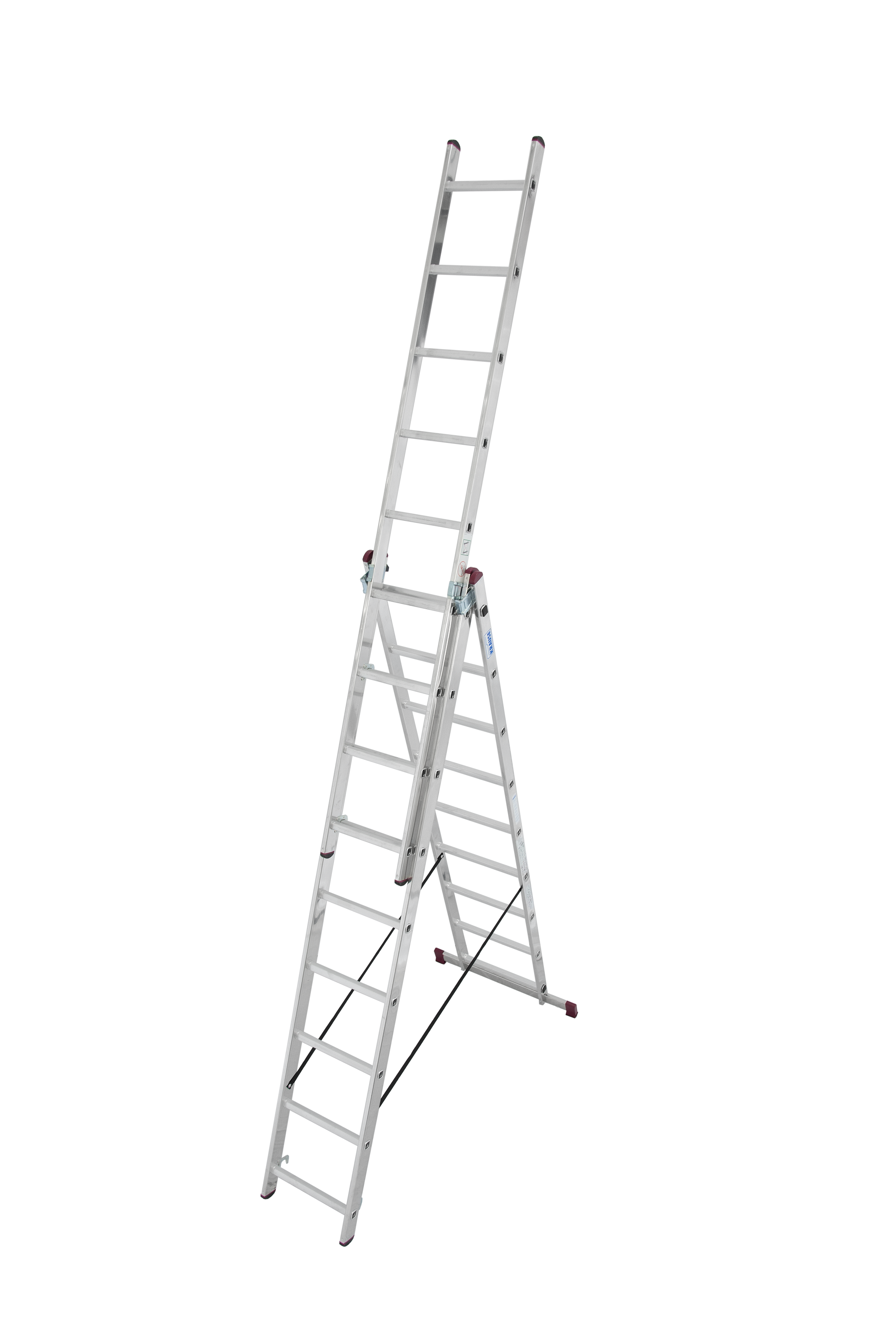 Corda Vielzweckleiter, 3 x 9 Sprossen