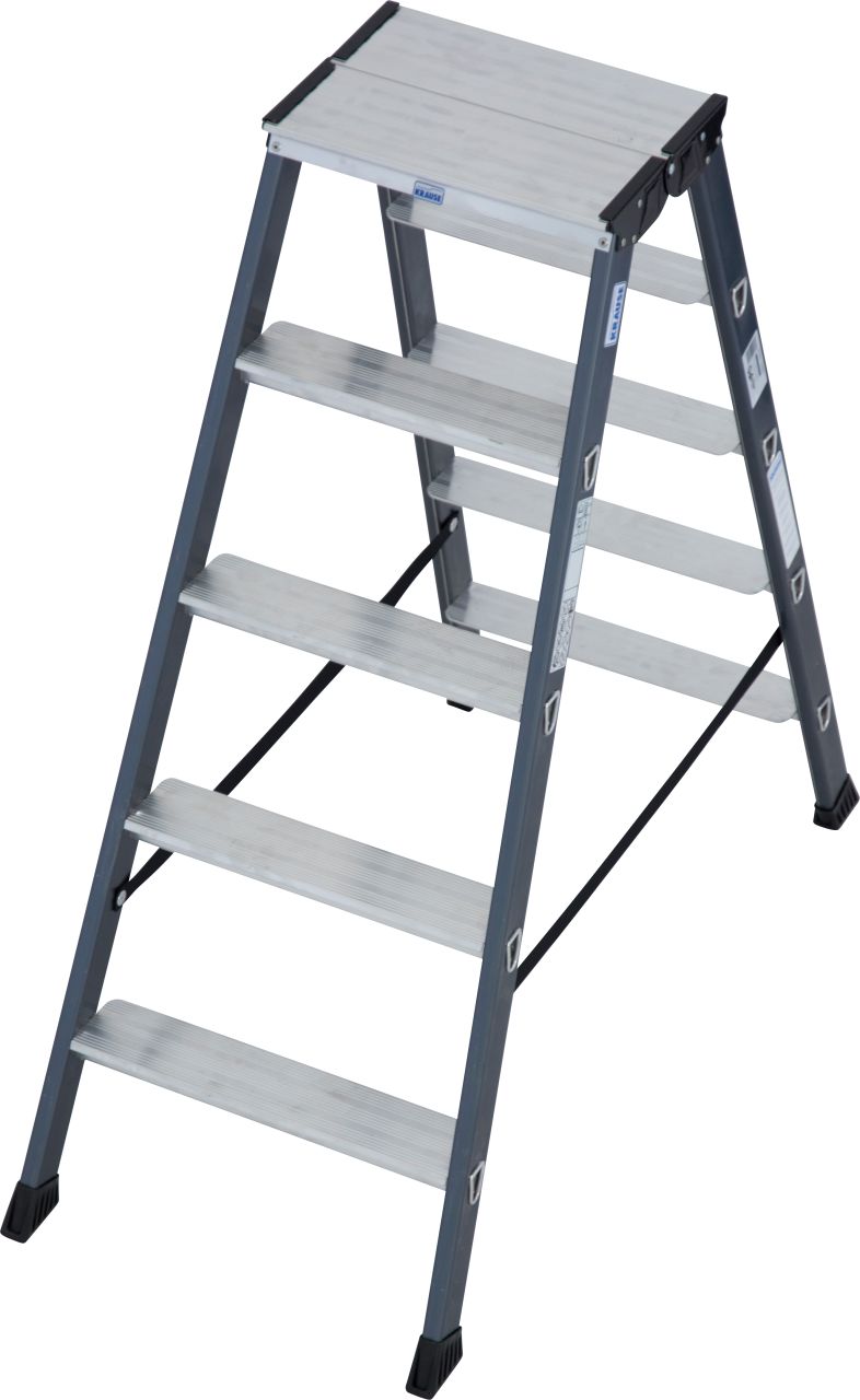 MONTO Stufen-Doppelleiter SePro D eloxiert 2x5 Stufen MONTO Stufen-Doppelleiter SePro D eloxiert 2x5 Stufen