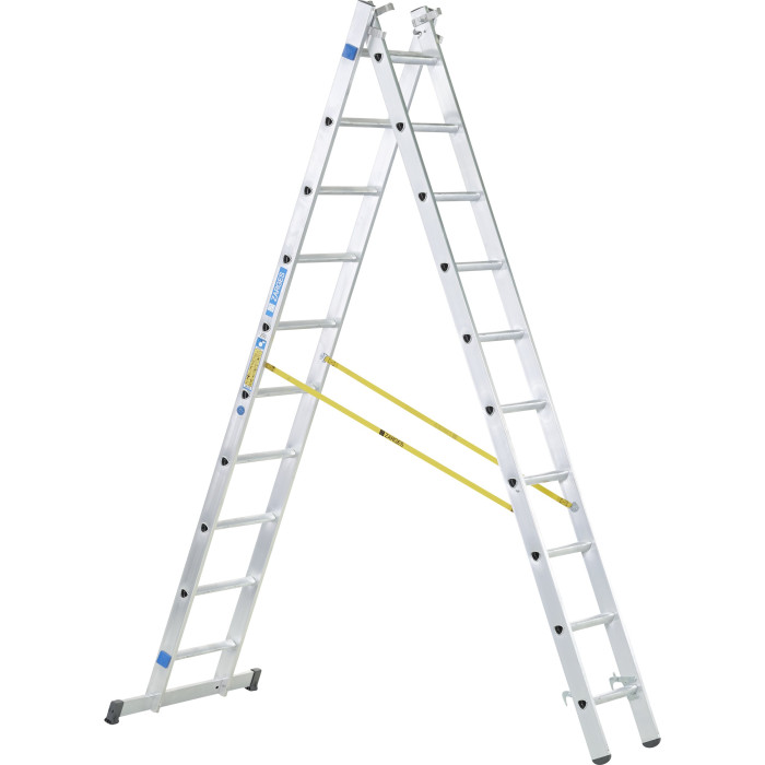 Skymaster DX, Gebördelte Mehrzweckleiter, 3-teilig, 3x8 Sprossen