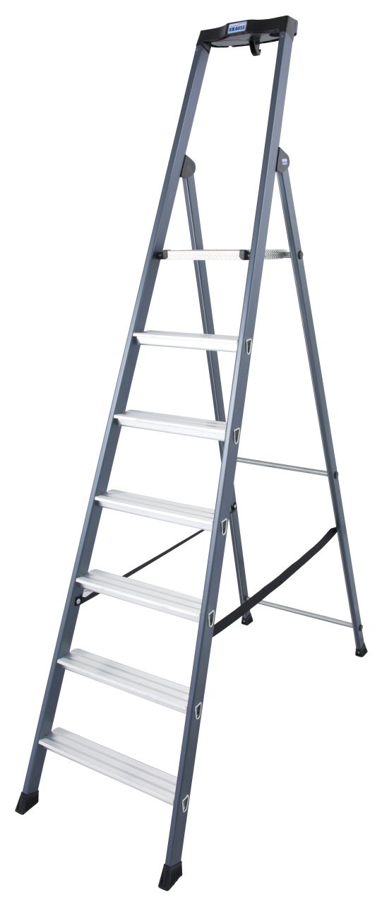 MONTO Stufen-Stehleiter SePro S eloxiert, 7 Stufen