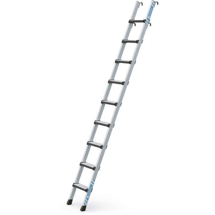 Comfortstep LH, Geschraubte Stufen-Regaleinhängeleiter, 9 Stufen Comfortstep LH, Geschraubte Stufen-Regaleinhängeleiter, 9 Stufen