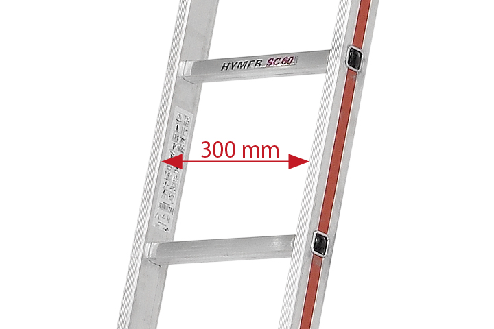 Mehrzweckleiter, zweiteilig - 2x12 Sprossen