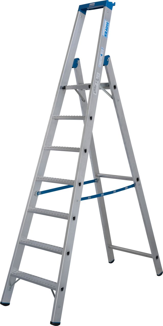 Stabilo Stehleiter mit R13 Stufen, 7 Stufen