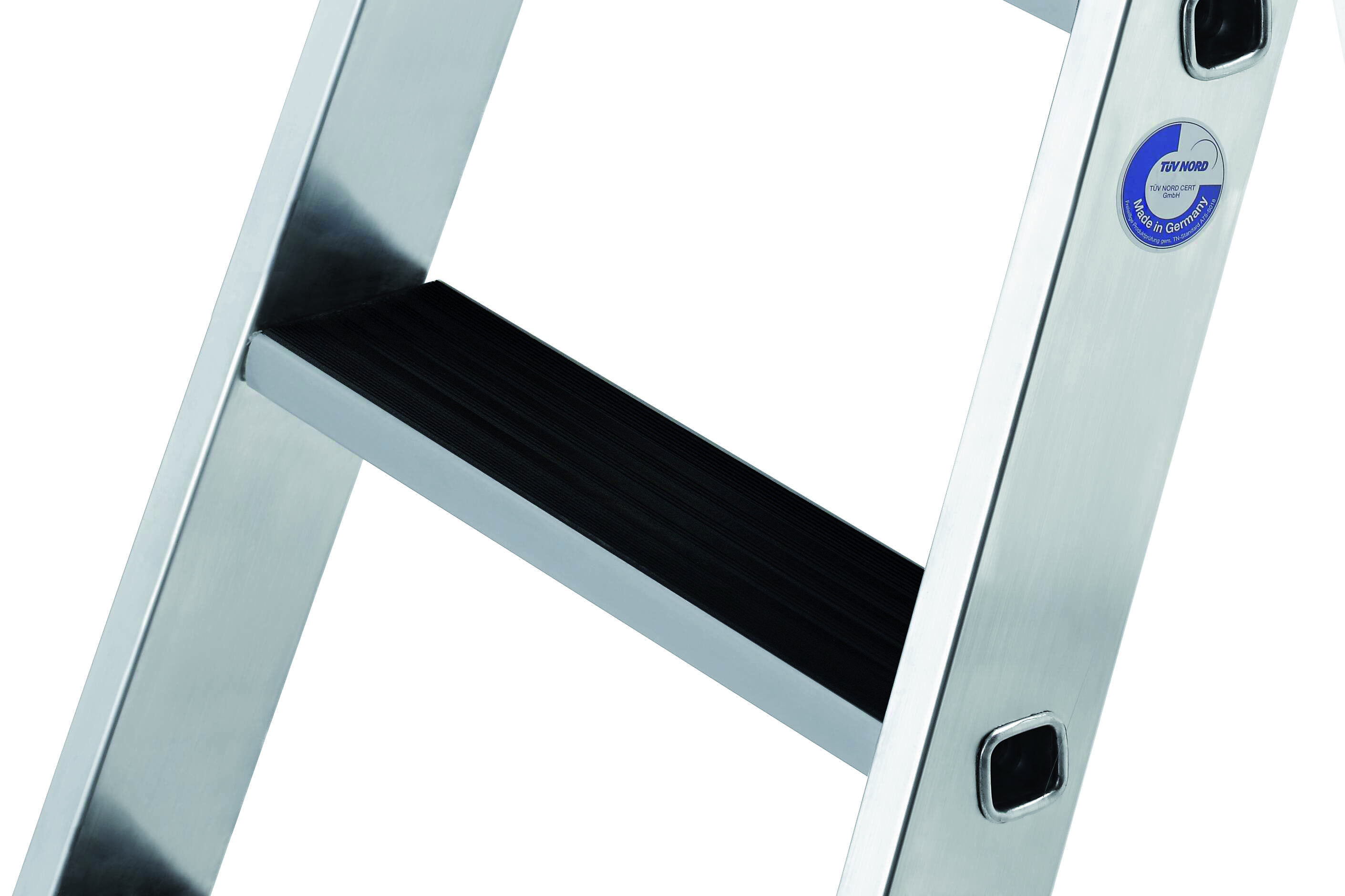 Stufen-Stehleiter, einseitig begehbar, mit clip-step, 3 Stufen