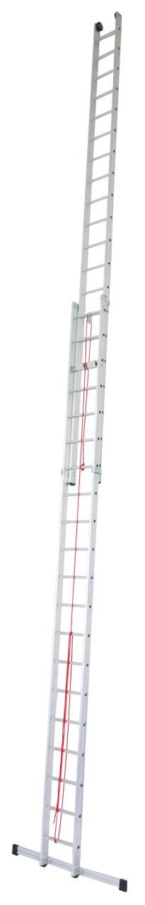 Stabilo Sprossen-Seilzugleiter, zweiteilig 2x20 Sprossen