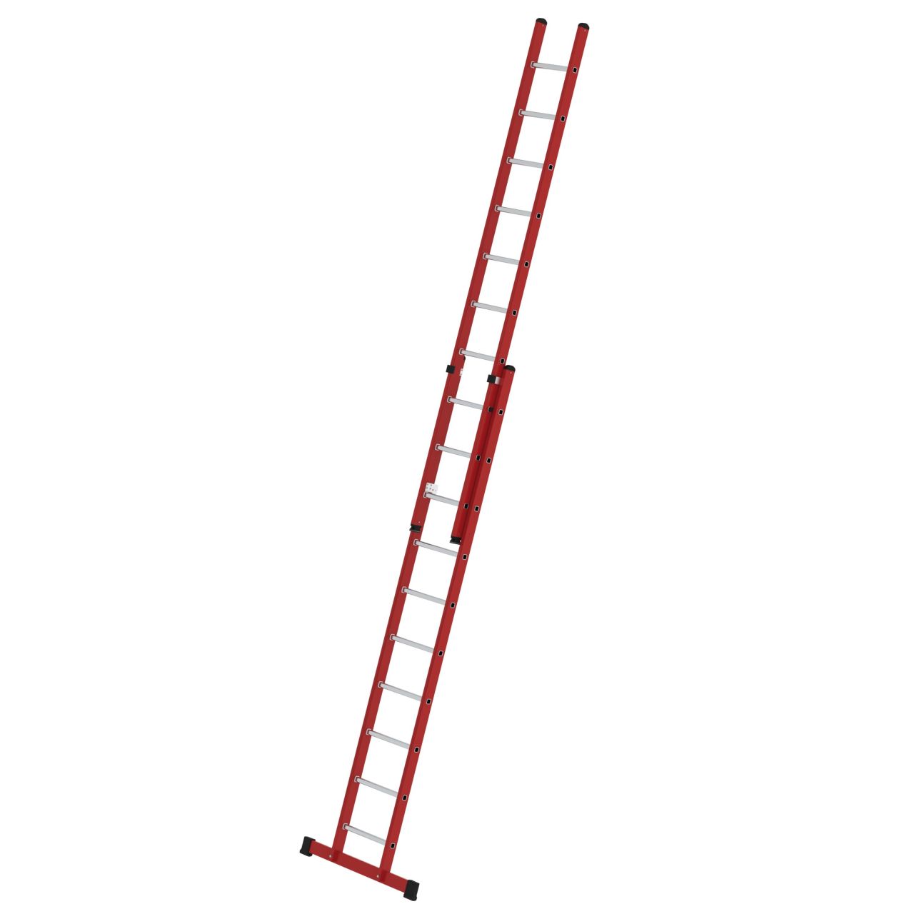 Kunststoff-Schiebe-Seilzugleiter GFK, 2x8 Sprossen Kunststoff-Schiebe-Seilzugleiter GFK, 2x8 Sprossen